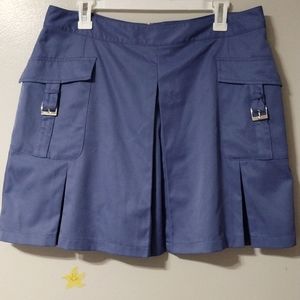 IZOD Pleated Skirt w/ Buckles + Shorts inside